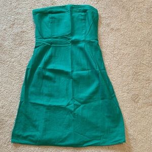 Old navy linen strapless dress size 2
